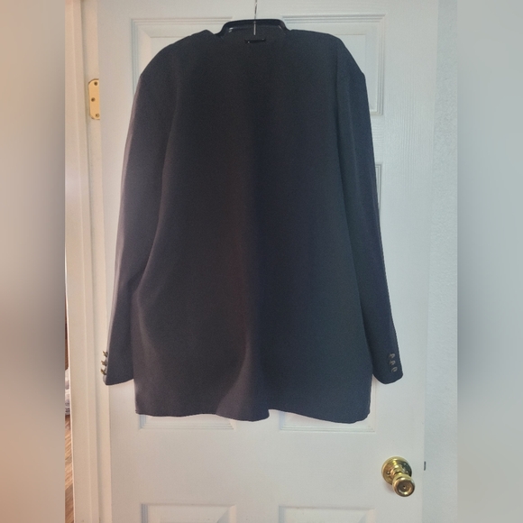 Classic Black Women's Blazer with Gold Buttons - Picture 6 of 8